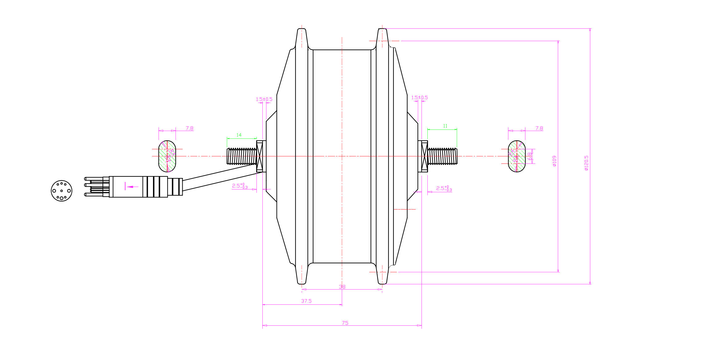 20 hub motor kit