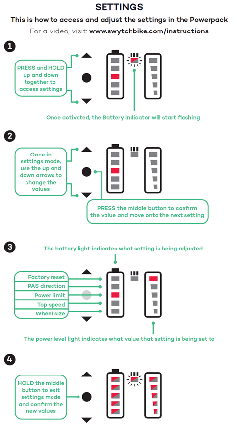 swytch battery size